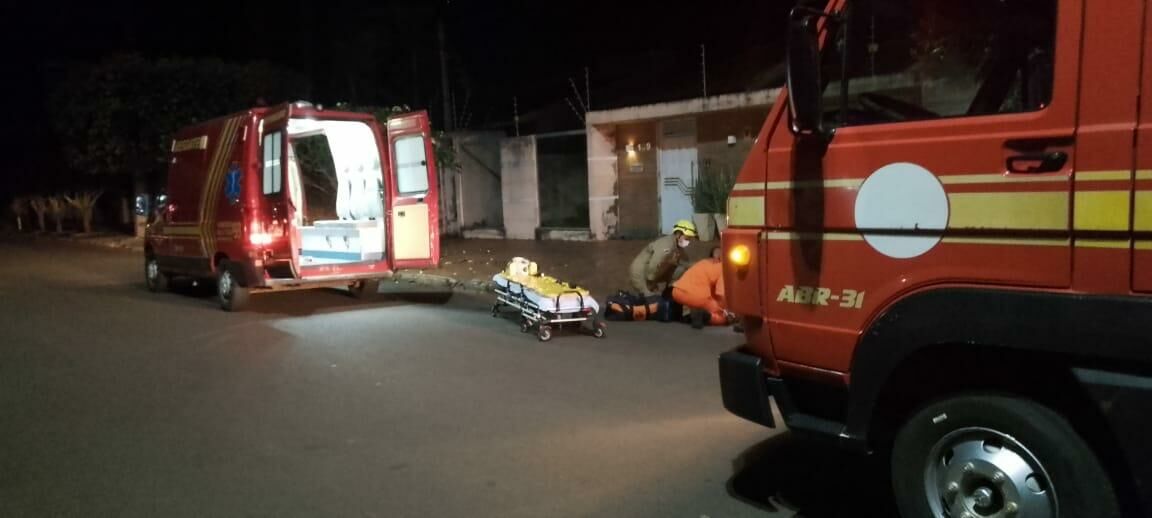 Imagem de compartilhamento para o artigo Ciclista fica ferida após queda em avenida de Chapadão do Sul da MS Todo dia